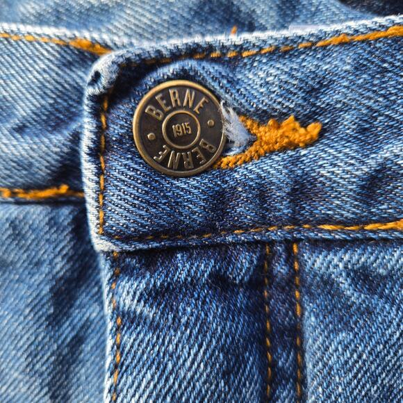 Berne Lined Men's Jeans Thinsulate Fleece 42x30 Carpenter Farm Workwear Outdoor - Picture 3 of 16